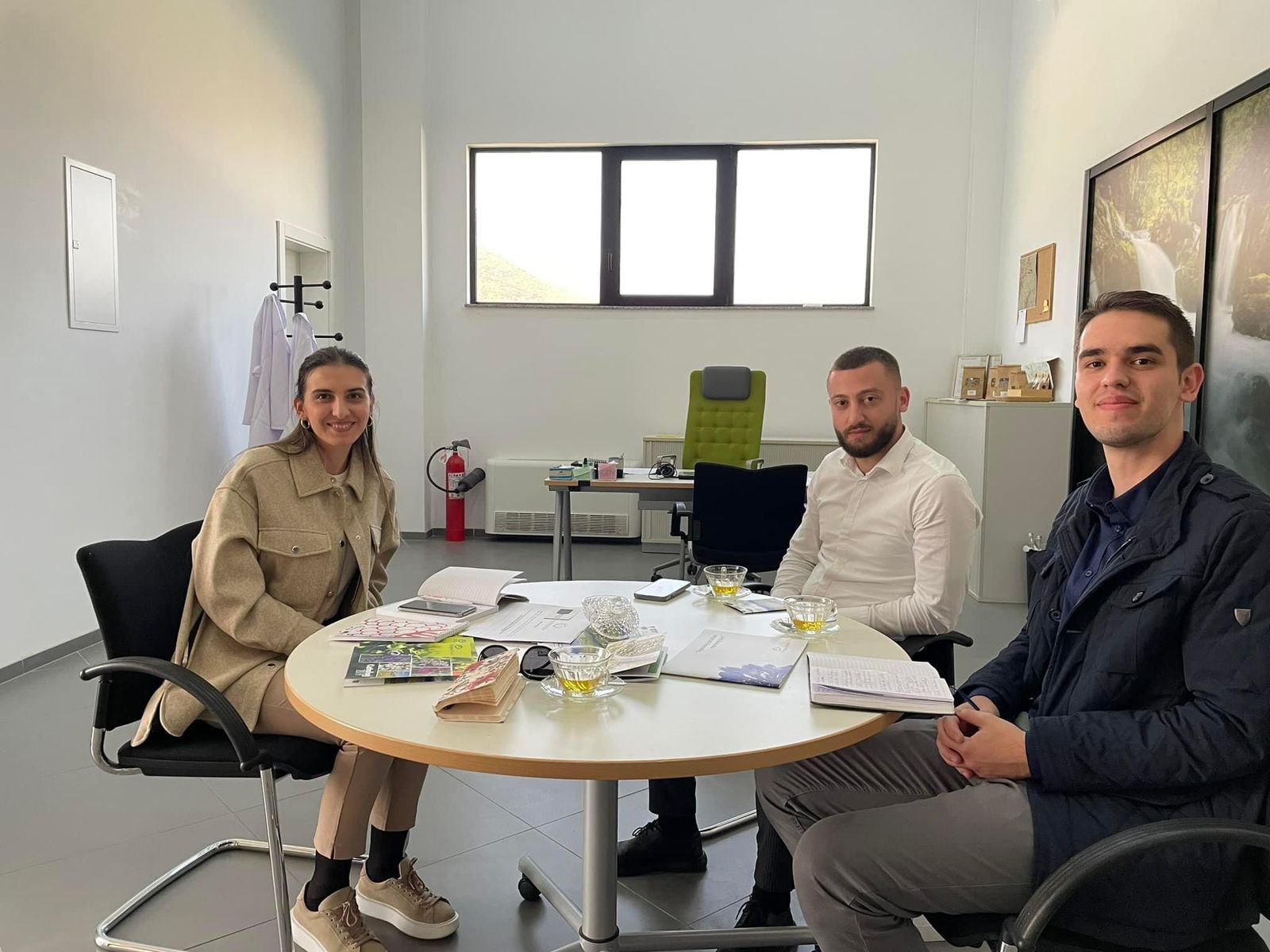 Kosovo Chamber of Commerce visits Organic Herb SHPK in Peja.