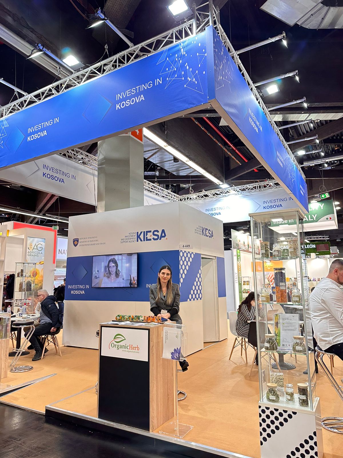 Organic Herb LTD showcase their products at BioFach trade fair.